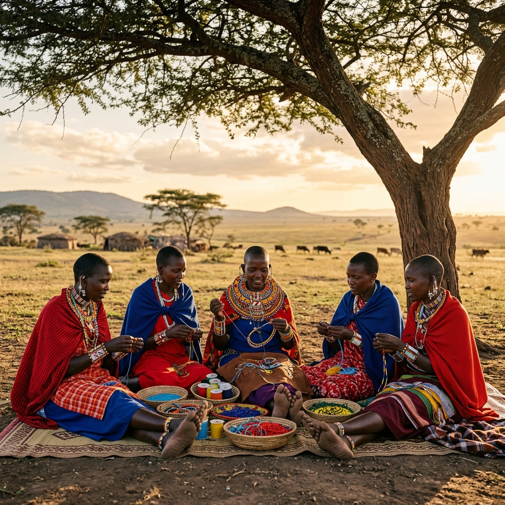 Kenyan artisans at work